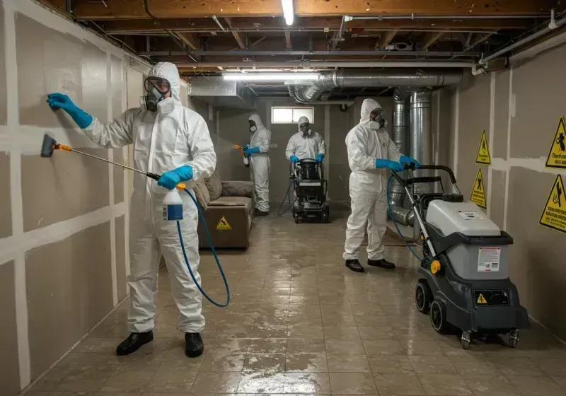 Basement Moisture Removal and Structural Drying process in Hoonah-Angoon Census Area, AK